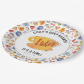 Baby shower van Gilmore Girl Papieren Bordje (Gekanteld)