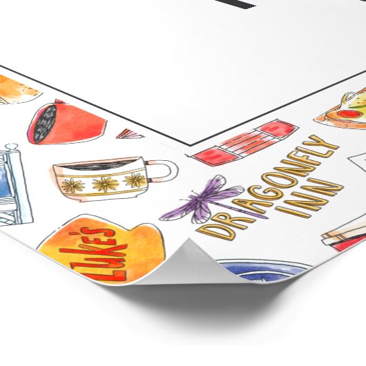 Baby shower van Gilmore Girl Poster (Hoek)