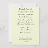 Baby shower van Girl and Boy Twins Kaart (Achterkant)