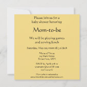  Baby shower, Van Gogh, twee kinderen Kaart (Achterkant)