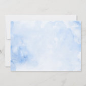 Baby shower van grauwe en goudhoudende dieren kaart (Achterkant)