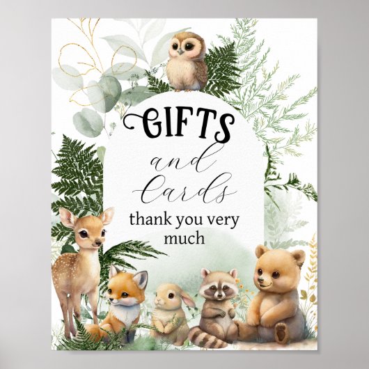 Baby shower van groenery Gifts Poster (Voorkant)