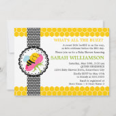 Baby shower van groothoekbijen kaart (Voorkant)