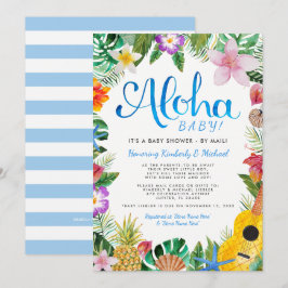 Baby shower van Hawaiian Luau per post | Blauw Kaart