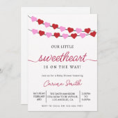 Baby shower van Heart Valentijns Kaart (Voorkant / Achterkant)