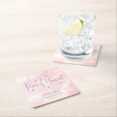 Baby shower van Heaven Clouds Kartonnen Onderzetters (Insitu)