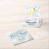 Baby shower van Heaven Clouds Kartonnen Onderzetters (Insitu)