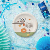 Baby shower van Herfst van kippen en pompoenen Papieren Bordje (Feest)