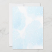 Baby shower van het bos kaart (Achterkant)