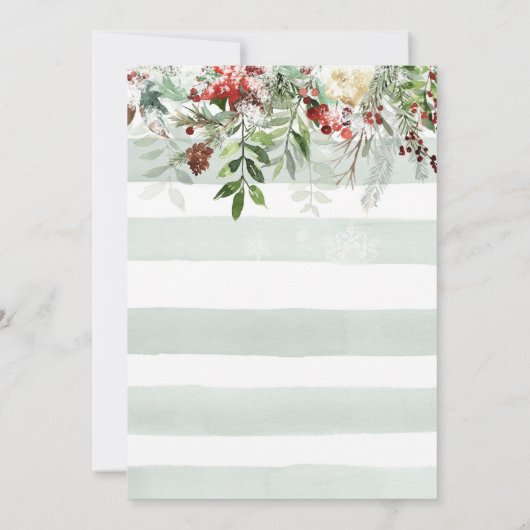 Baby shower van het bos kaart (Achterkant)