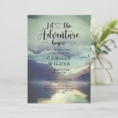 Baby shower van het bosgebergte kaart (Staand voorkant)