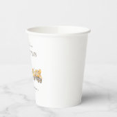 Baby shower van het bouwthema papieren bekers (Links)
