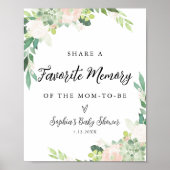 BABY SHOWER van het favoriete geheugen van DEVON Poster (Voorkant)