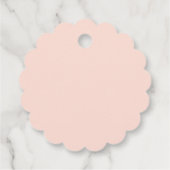 Baby shower van het kleine pompoenmeisje bedankjes labels (Achterkant)