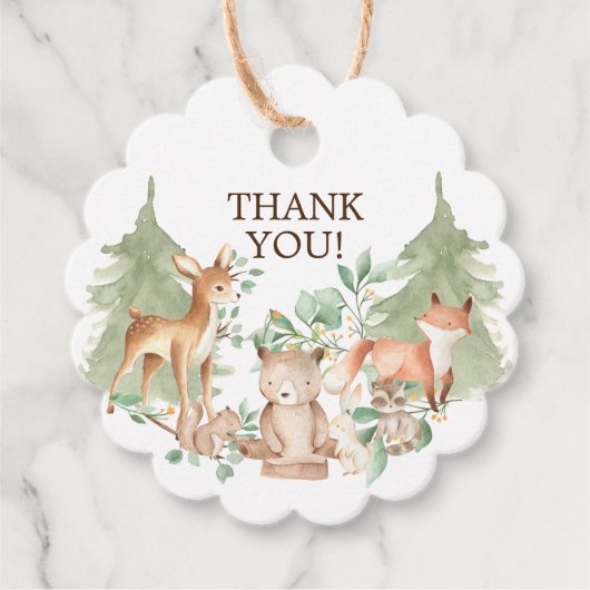 Baby shower van het Label Favor Gift (Voorkant)