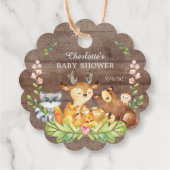 Baby shower van het Label Favor Gift (Achterkant)