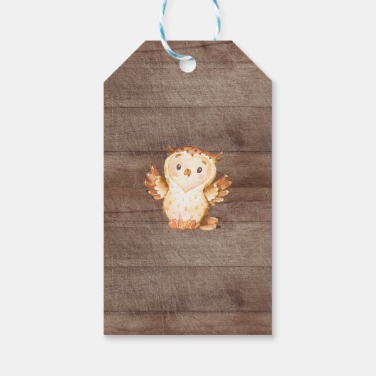 Baby shower van het Label Favor Gift Cadeaulabel (Achterkant)