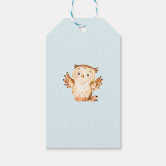 Baby shower van het Label Favor Gift Cadeaulabel (Achterkant)