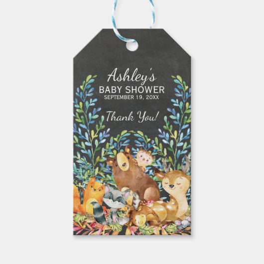 Baby shower van het Label Favor Gift Cadeaulabel (Voorkant)