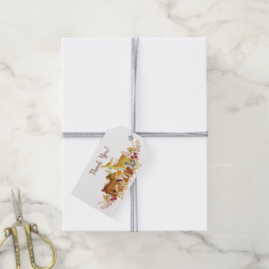 Baby shower van het Label Favor Gift Cadeaulabel (Met Touw)