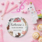 Baby shower van het landschap van de klap op de Bo Papieren Bordje (Feest)