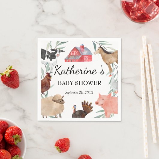 Baby shower van het landschap van de klap op de Bo Servet (Insitu)