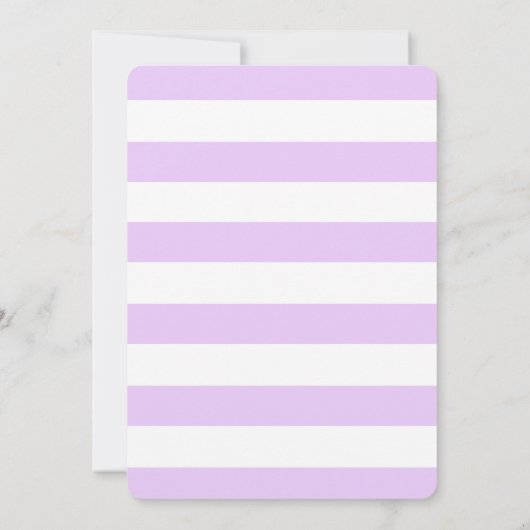 Baby shower van het lavendel Elephant Stripe Twin  Kaart