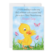 Baby shower van het meisje met de luiak en vlinder