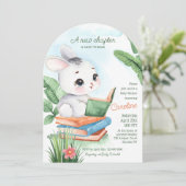 Baby shower van het nieuwe hoofdstuk kaart (Staand voorkant)