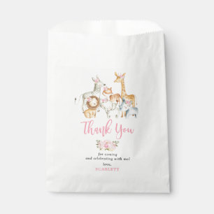  Baby shower van het Oerwoud van Blush Floral Safa Bedankzakje