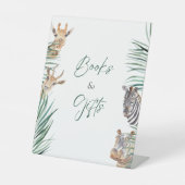 Baby shower van het Oerwoud van Books and Gifts Si Reclamebord Met Voetstuk (Voorkant)