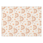 Baby shower van het regenboogpatroon van Terracott Tafelkleed (Voorkant (Horizontaal))