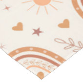 Baby shower van het regenboogpatroon van Terracott Tafelkleed (Gekanteld)