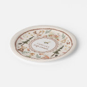 Baby shower van het rustieke bos papieren bordje (Gekanteld)