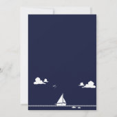 Baby shower van het tandheelkundige anker : Uitnod Kaart (Achterkant)