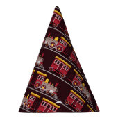 Baby shower van het treinverjaardagsfeestje feesthoedjes (Rechts)