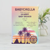 Baby shower van het Tropical Music Festival Kaart (Staand voorkant)