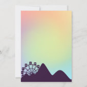 Baby shower van het Tropical Music Festival Kaart (Achterkant)