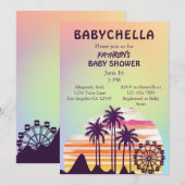 Baby shower van het Tropical Music Festival Kaart (Voorkant / Achterkant)