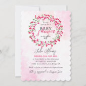 Baby shower van het tropisch bos van Bougainvillea Kaart (Voorkant)