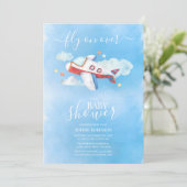 Baby shower van het  van het Waterverf-zweet Kaart (Staand voorkant)