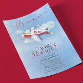 Baby shower van het  van het Waterverf-zweet Kaart