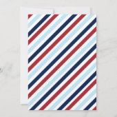 Baby shower van het vliegtuig kaart (Achterkant)