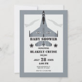 Baby shower van het vliegtuig van de luchtmacht kaart (Voorkant)