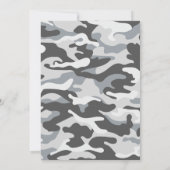 Baby shower van het vliegtuig van de luchtmacht kaart (Achterkant)