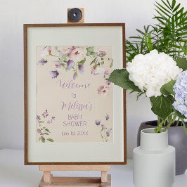 Baby shower van het Welkomstteken van Magnolia Blo Poster