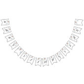 Baby shower van heteluchtballon vlaggetjes (Alle)