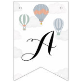 Baby shower van heteluchtballon vlaggetjes (Tweede vlag)