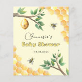 Baby shower van honingbijen (Achterkant)