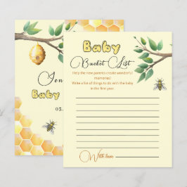 Baby shower van honingbijen